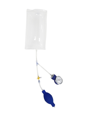 Giá tốt. Thiết bị y tế túi truyền áp suất dễ thổi với máy đo áp suất 1000ML trực tuyến