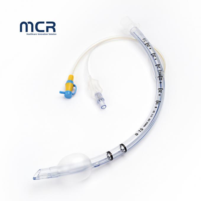 ống nội quản với ống hút cổng thiết bị y tế PVC ETT 1