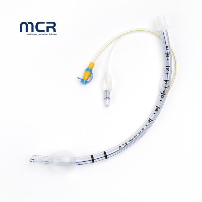 7.0mm PU Cuff ID Adult Endotracheal Tube với cổng hút 2