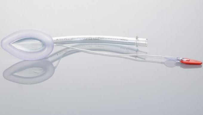 Bệnh nhân trẻ em và người lớn Máy nạ cổ họng PVC dùng một lần đường hô hấp với tay đeo mềm và ống linh hoạt 3